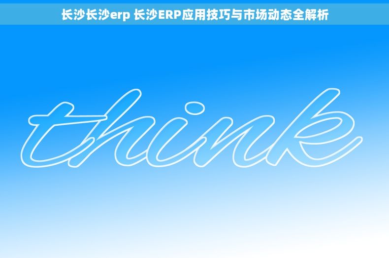 长沙长沙erp 长沙ERP应用技巧与市场动态全解析