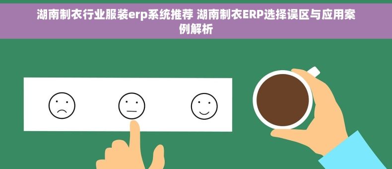 湖南制衣行业服装erp系统推荐 湖南制衣ERP选择误区与应用案例解析