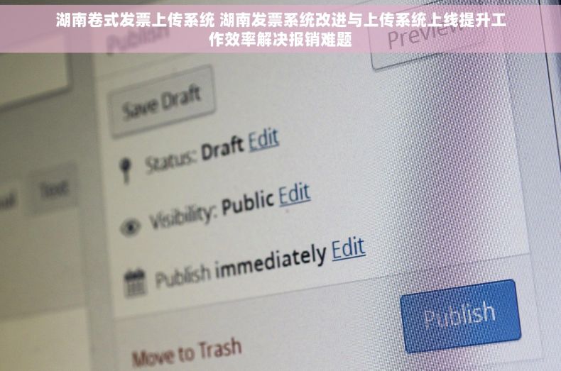 湖南卷式发票上传系统 湖南发票系统改进与上传系统上线提升工作效率解决报销难题