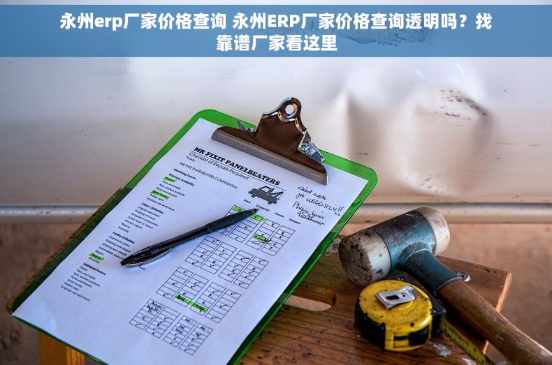 永州erp厂家价格查询 永州ERP厂家价格查询透明吗？找靠谱厂家看这里