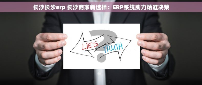 长沙长沙erp 长沙商家新选择：ERP系统助力精准决策