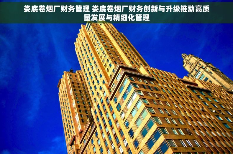 娄底卷烟厂财务管理 娄底卷烟厂财务创新与升级推动高质量发展与精细化管理