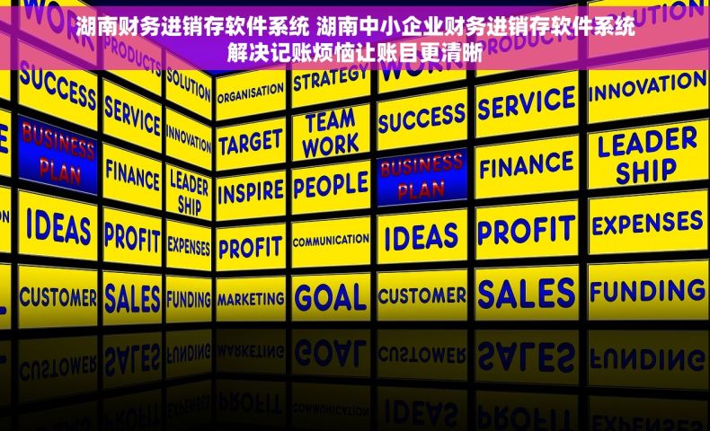 湖南财务进销存软件系统 湖南中小企业财务进销存软件系统解决记账烦恼让账目更清晰