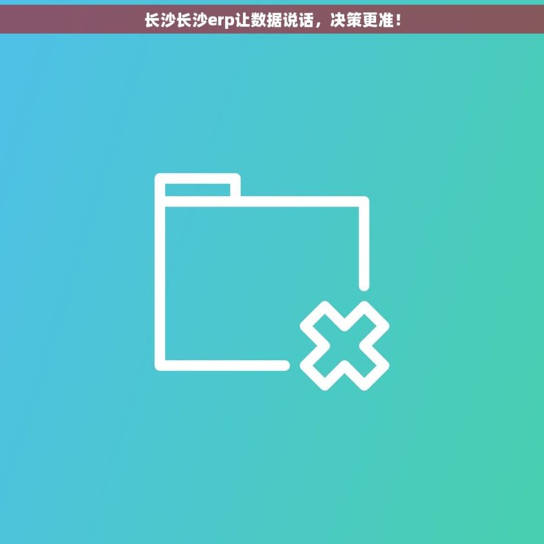 长沙长沙erp让数据说话，决策更准！