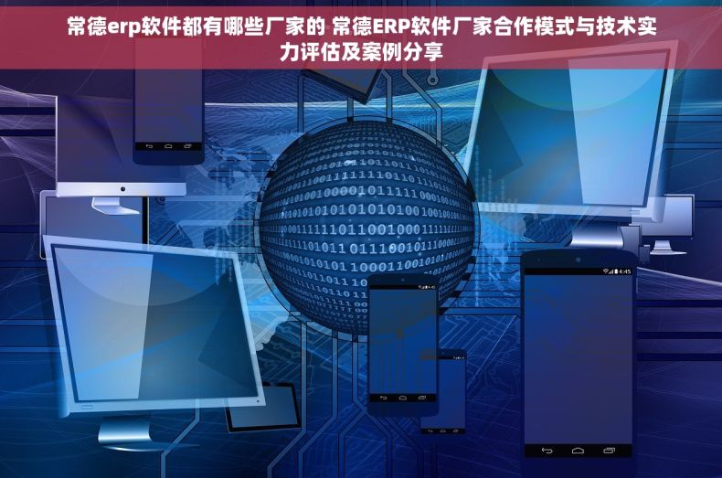 常德erp软件都有哪些厂家的 常德ERP软件厂家合作模式与技术实力评估及案例分享