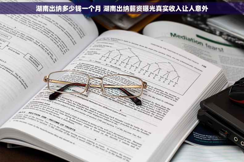 湖南出纳多少钱一个月 湖南出纳薪资曝光真实收入让人意外