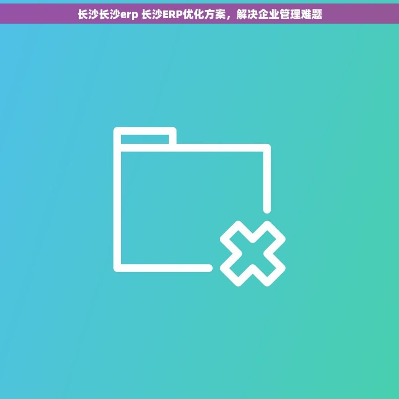 长沙长沙erp 长沙ERP优化方案，解决企业管理难题