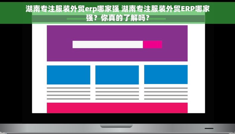 湖南专注服装外贸erp哪家强 湖南专注服装外贸ERP哪家强？你真的了解吗？