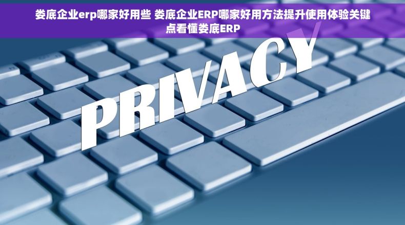 娄底企业erp哪家好用些 娄底企业ERP哪家好用方法提升使用体验关键点看懂娄底ERP
