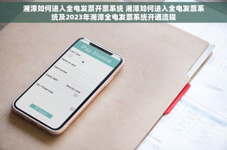 湘潭如何进入全电发票开票系统 湘潭如何进入全电发票系统及2023年湘潭全电发票系统开通流程