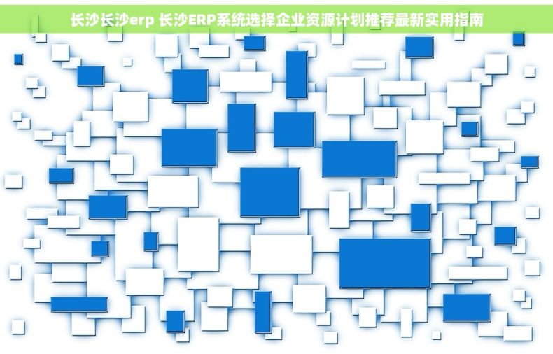 长沙长沙erp 长沙ERP系统选择企业资源计划推荐最新实用指南