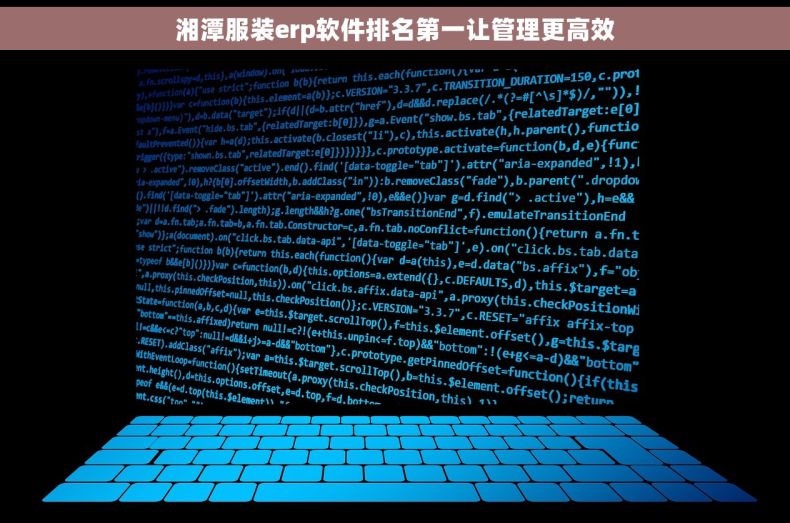 湘潭服装erp软件排名第一让管理更高效