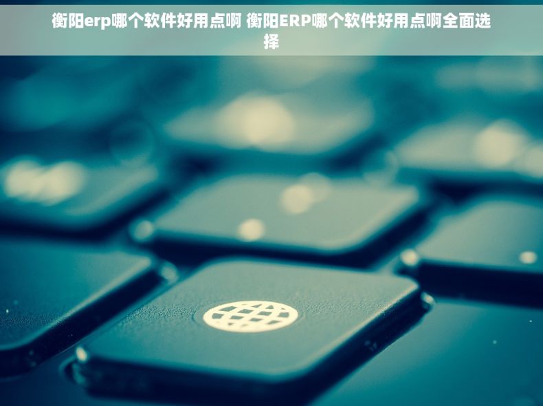 衡阳erp哪个软件好用点啊 衡阳ERP哪个软件好用点啊全面选择
