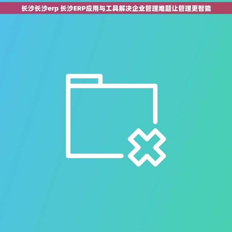 长沙长沙erp 长沙ERP应用与工具解决企业管理难题让管理更智能