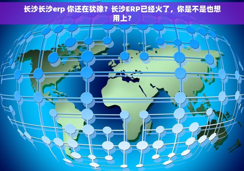 长沙长沙erp 你还在犹豫？长沙ERP已经火了，你是不是也想用上？