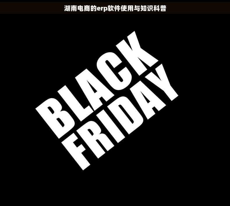 湖南电商的erp软件使用与知识科普
