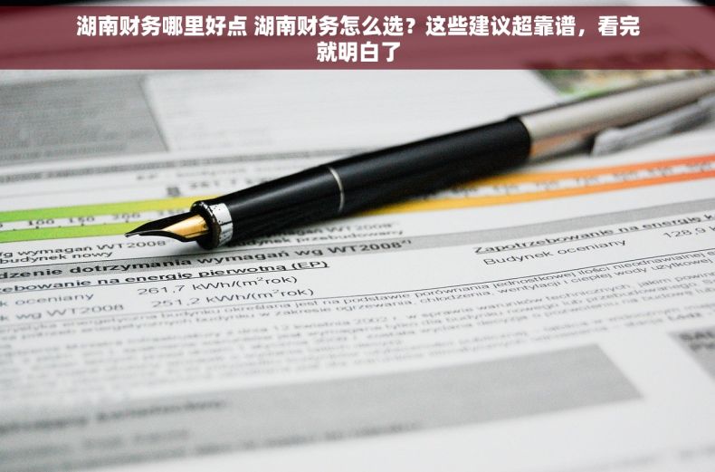 湖南财务哪里好点 湖南财务怎么选？这些建议超靠谱，看完就明白了