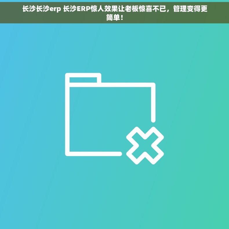 长沙长沙erp 长沙ERP惊人效果让老板惊喜不已，管理变得更简单！