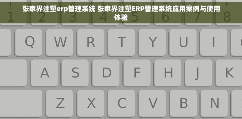 张家界注塑erp管理系统 张家界注塑ERP管理系统应用案例与使用体验