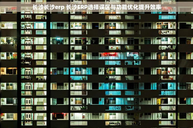 长沙长沙erp 长沙ERP选择误区与功能优化提升效率