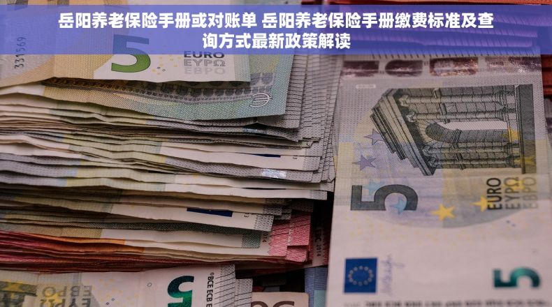 岳阳养老保险手册或对账单 岳阳养老保险手册缴费标准及查询方式最新政策解读