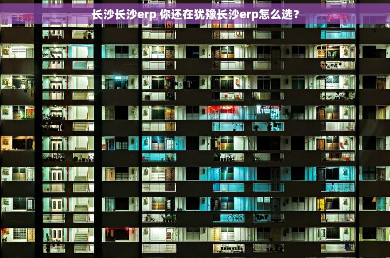 长沙长沙erp 你还在犹豫长沙erp怎么选？