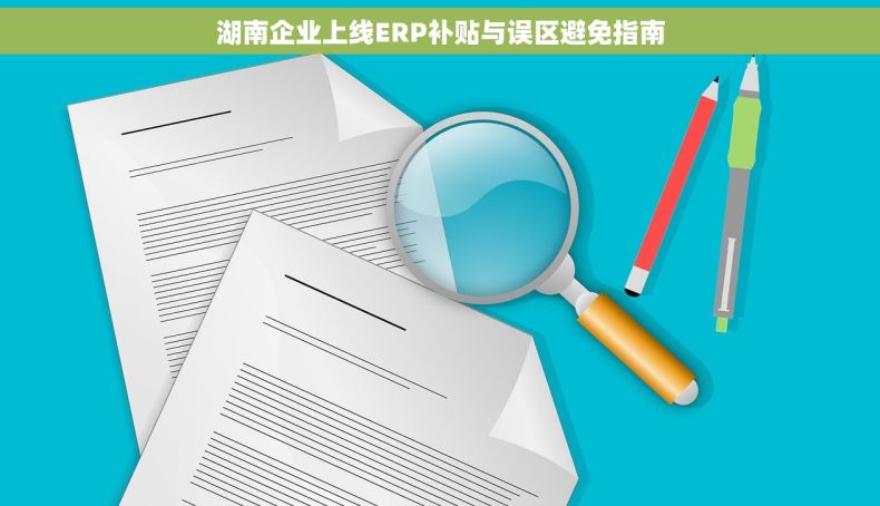 湖南企业上线ERP补贴与误区避免指南