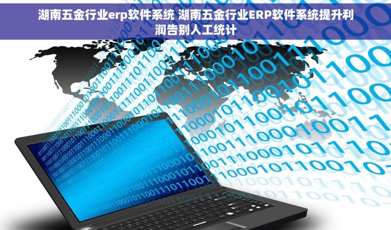 湖南五金行业erp软件系统 湖南五金行业ERP软件系统提升利润告别人工统计
