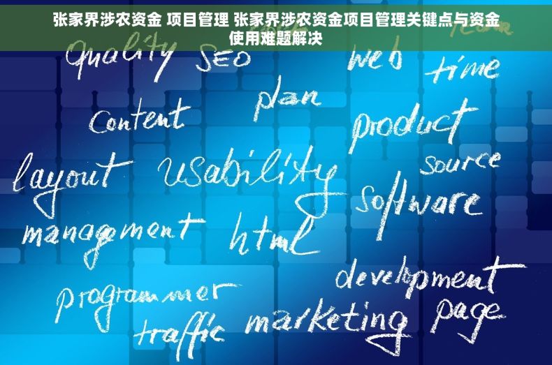 张家界涉农资金 项目管理 张家界涉农资金项目管理关键点与资金使用难题解决