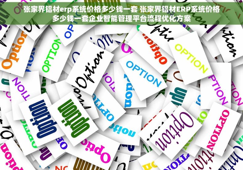 张家界铝材erp系统价格多少钱一套 张家界铝材ERP系统价格多少钱一套企业智能管理平台流程优化方案
