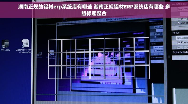 湖南正规的铝材erp系统店有哪些 湖南正规铝材ERP系统店有哪些 多组标题整合