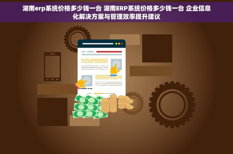 湖南erp系统价格多少钱一台 湖南ERP系统价格多少钱一台 企业信息化解决方案与管理效率提升建议