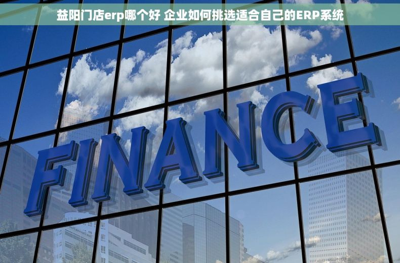 益阳门店erp哪个好 企业如何挑选适合自己的ERP系统