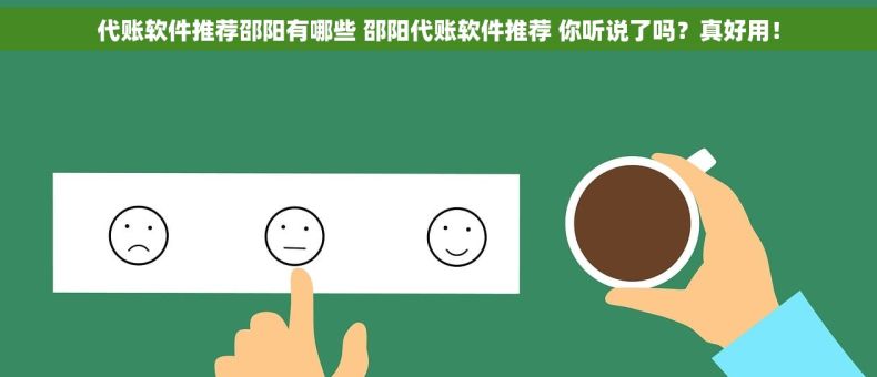 代账软件推荐邵阳有哪些 邵阳代账软件推荐 你听说了吗？真好用！