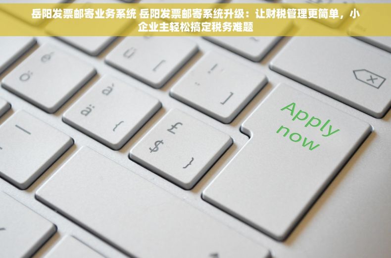 岳阳发票邮寄业务系统 岳阳发票邮寄系统升级：让财税管理更简单，小企业主轻松搞定税务难题