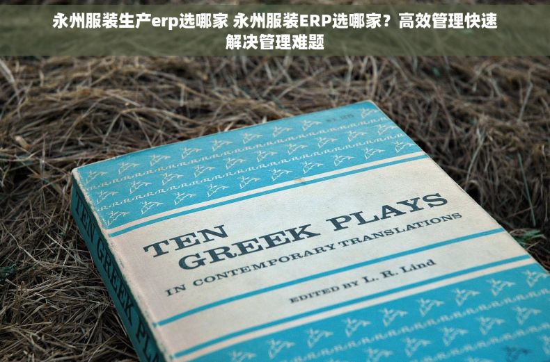 永州服装生产erp选哪家 永州服装ERP选哪家？高效管理快速解决管理难题