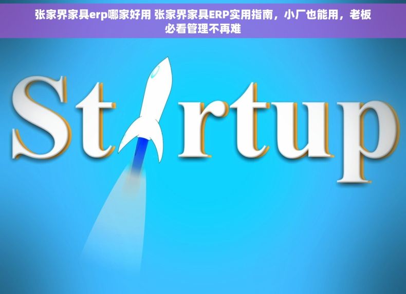 张家界家具erp哪家好用 张家界家具ERP实用指南，小厂也能用，老板必看管理不再难