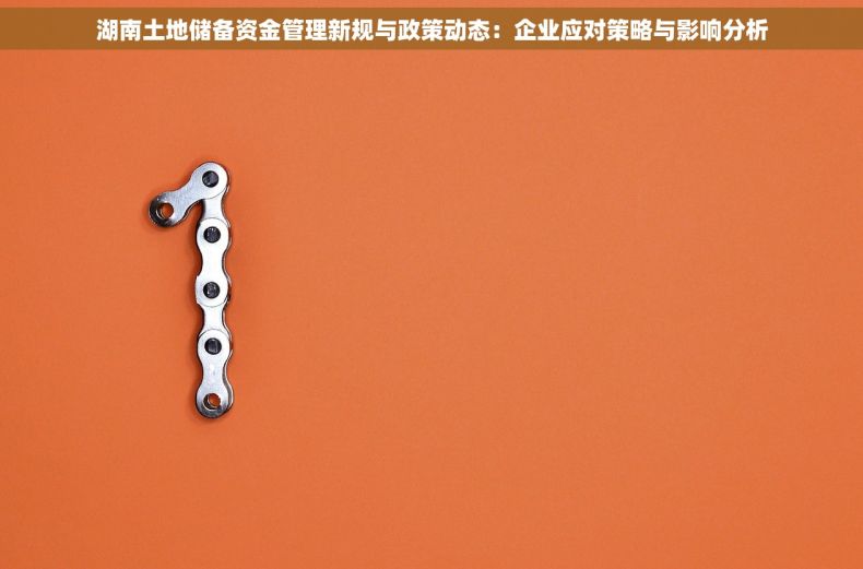 湖南土地储备资金管理新规与政策动态：企业应对策略与影响分析