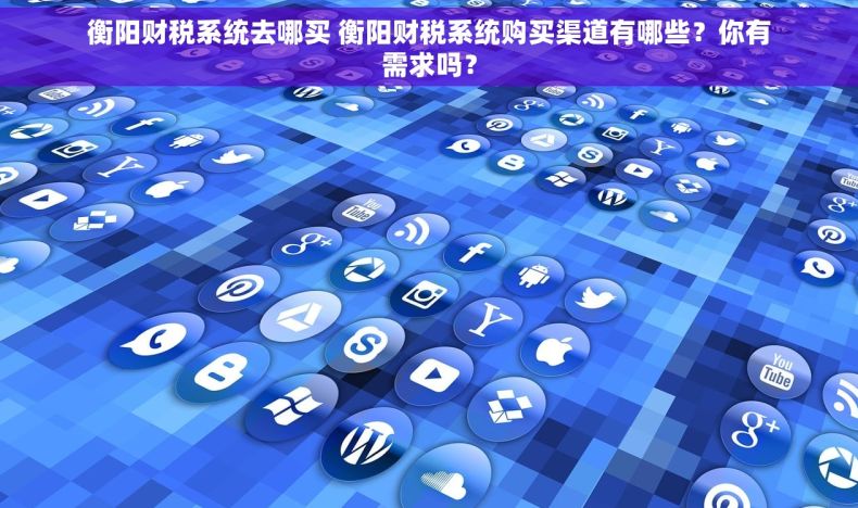 衡阳财税系统去哪买 衡阳财税系统购买渠道有哪些？你有需求吗？
