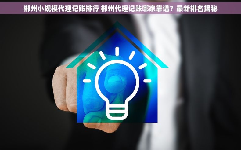 郴州小规模代理记账排行 郴州代理记账哪家靠谱？最新排名揭秘