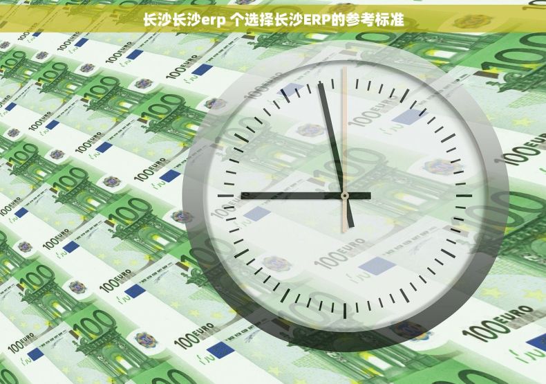 长沙长沙erp 个选择长沙ERP的参考标准
