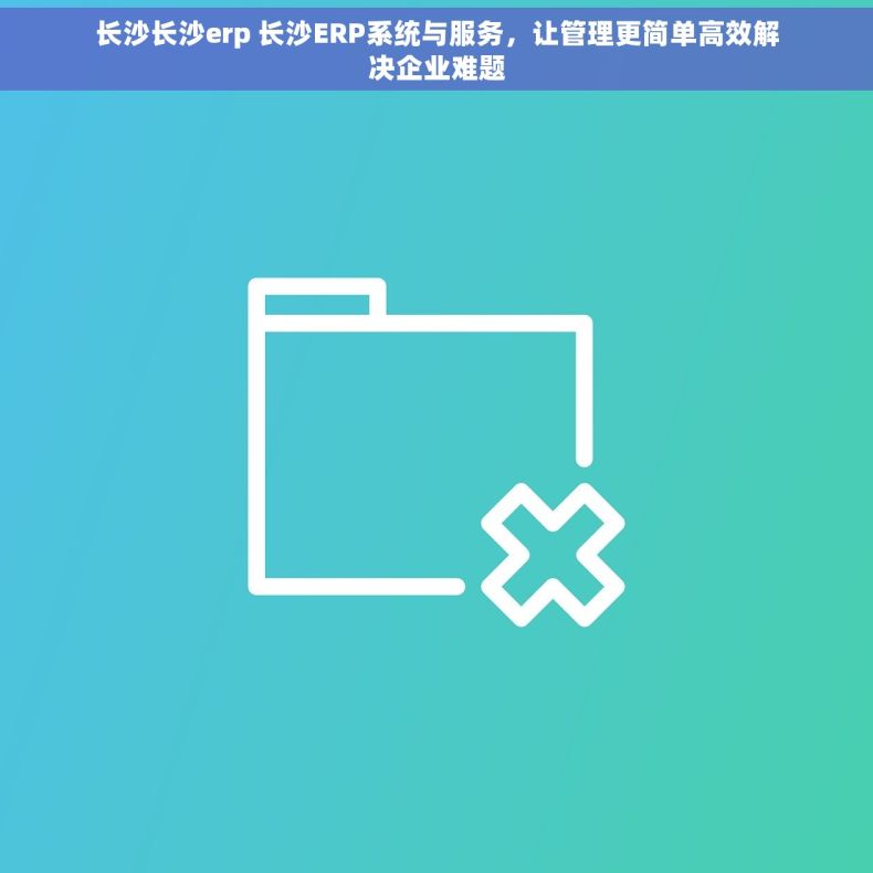 长沙长沙erp 长沙ERP系统与服务，让管理更简单高效解决企业难题