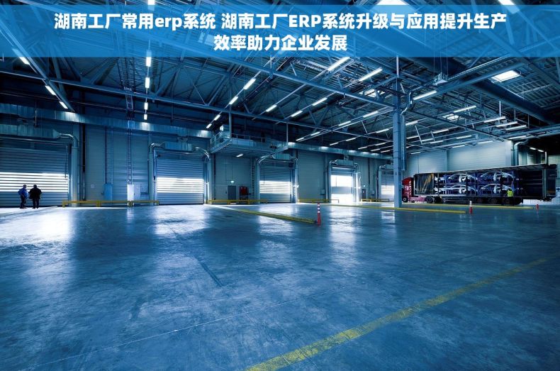 湖南工厂常用erp系统 湖南工厂ERP系统升级与应用提升生产效率助力企业发展