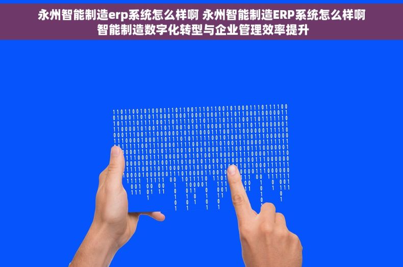 永州智能制造erp系统怎么样啊 永州智能制造ERP系统怎么样啊 智能制造数字化转型与企业管理效率提升