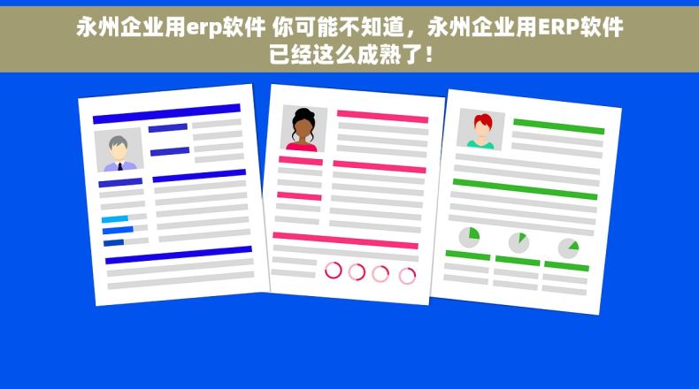 永州企业用erp软件 你可能不知道，永州企业用ERP软件已经这么成熟了！