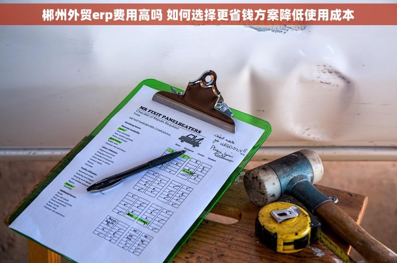 郴州外贸erp费用高吗 如何选择更省钱方案降低使用成本