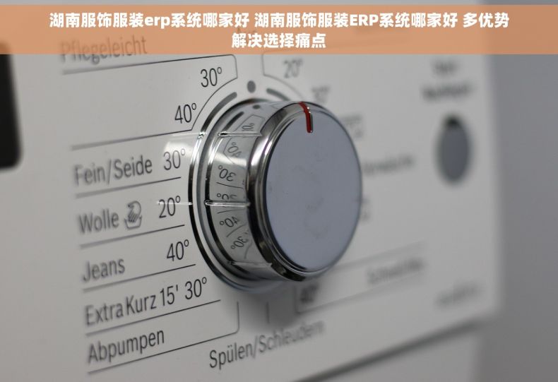 湖南服饰服装erp系统哪家好 湖南服饰服装ERP系统哪家好 多优势解决选择痛点