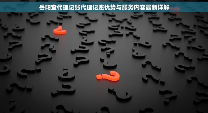岳阳查代理记账代理记账优势与服务内容最新详解