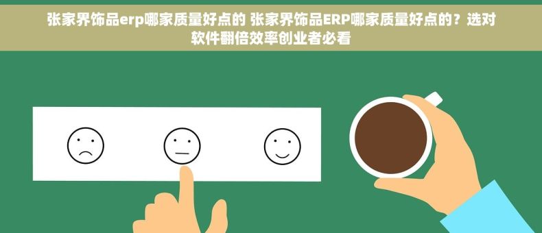 张家界饰品erp哪家质量好点的 张家界饰品ERP哪家质量好点的？选对软件翻倍效率创业者必看
