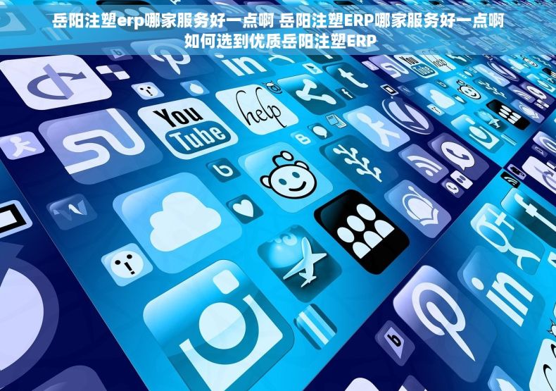 岳阳注塑erp哪家服务好一点啊 岳阳注塑ERP哪家服务好一点啊 如何选到优质岳阳注塑ERP